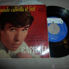 Discos de vinilo: RAPHAEL - CUANDO CALIENTA EL SOL. Lote 54929245