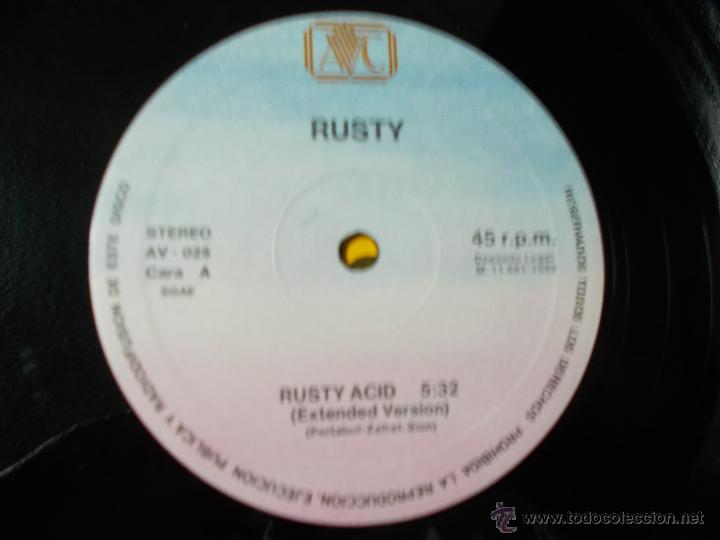 Discos de vinilo: RUSTY ACID MAXI 12 - Foto 2