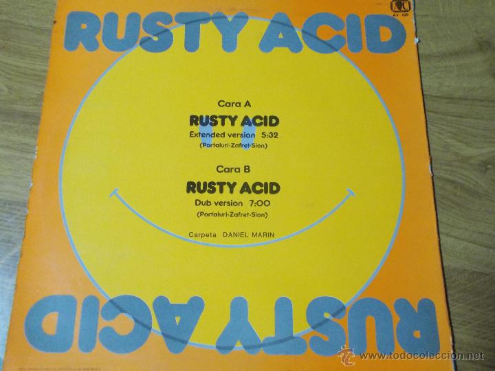 Discos de vinilo: RUSTY ACID MAXI 12 - Foto 3
