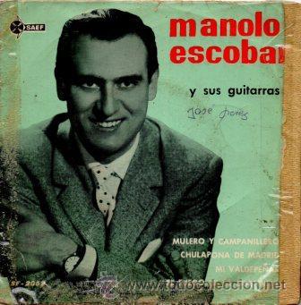 Discos de vinilo: LOTE 3 EP MANOLO ESCOBAR - Foto 5