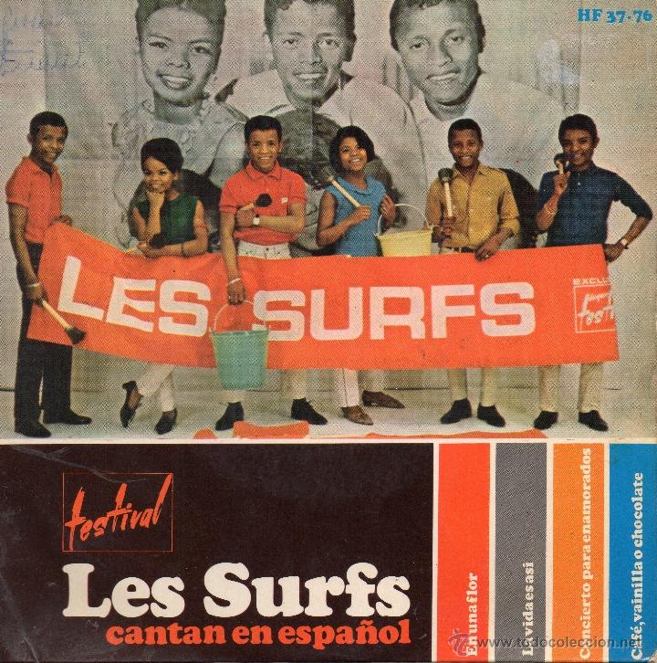 Discos de vinilo: LES SURFS - EN UNA FLOR - EP - Foto 1