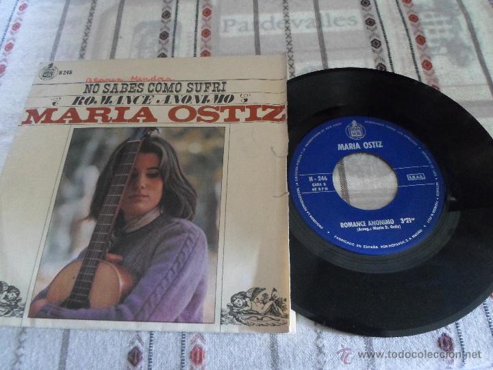 Discos de vinilo: MARIA OSTIZ ROMANCE ANONIMO - Foto 1