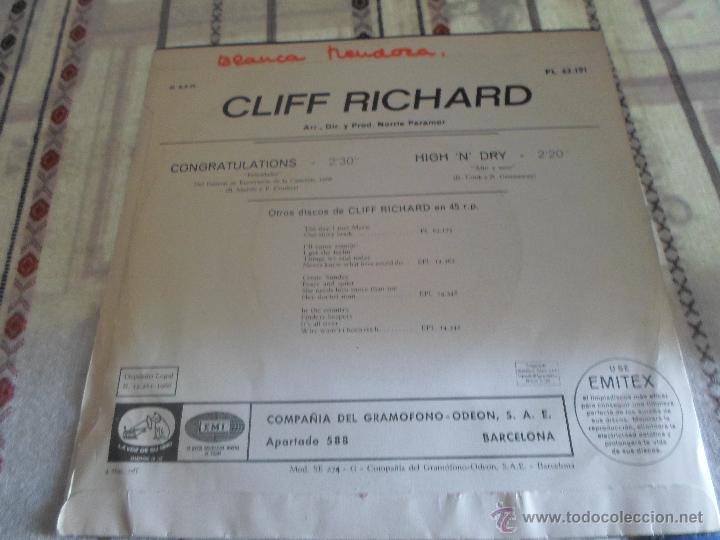 Discos de vinilo: CLIFF RICHARD - Foto 2