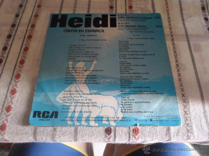 Discos de vinilo: HEIDI - Foto 2