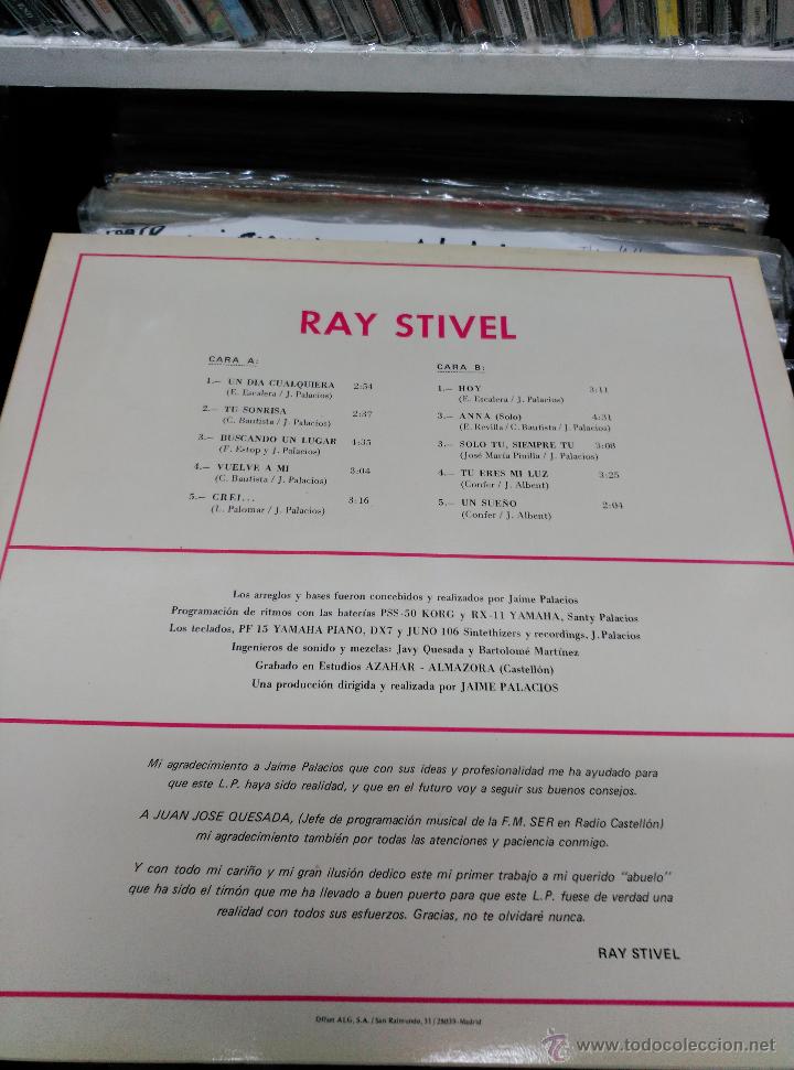 Discos de vinilo: RAY STIVEL.- UN DIA CUALQUIERA - Foto 2