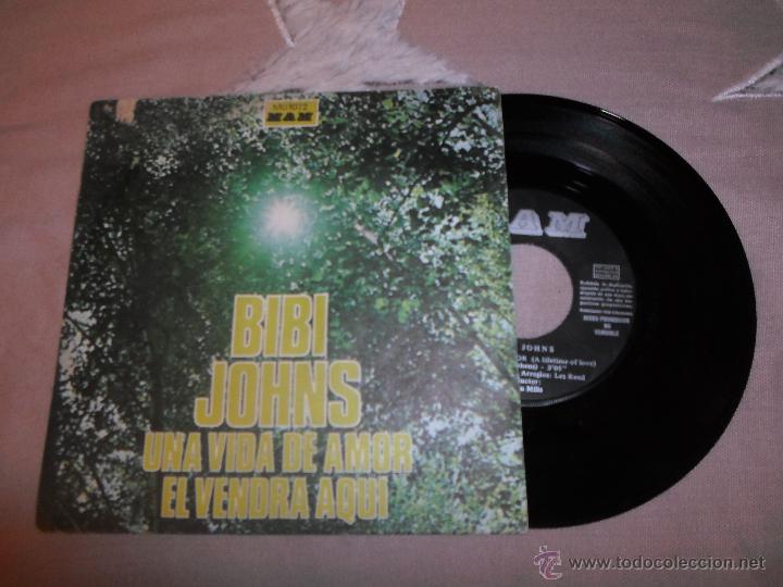 Discos de vinilo: BIBI JOHNS UNA VIDA DE AMOR - Foto 1