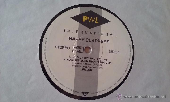 Discos de vinilo: Happy Clappers - Hold On - 1995 - Foto 1