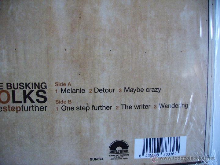 Discos de vinilo: THE BUSKING FOLKS ---- ONE STEP FURTHER - Foto 2