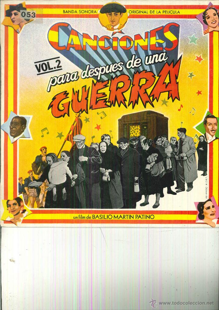 Discos de vinilo: CANCIONES PARA DESPU&Eacute;S DE UNA GUERRA. - Foto 3