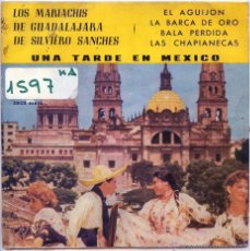 Discos de vinilo: LOS MARIACHIS DE GUADALAJARA DE SILVIERO SANCHEZ / EL AGUIJON + 3 (EP 1963)