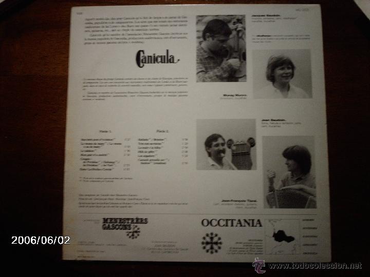 Discos de vinilo: canicula - musica gascona - Foto 3