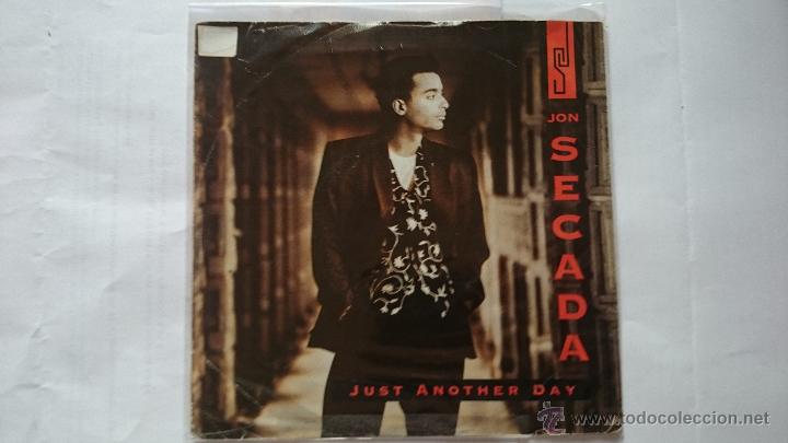 Discos de vinilo: JON SECADA - JUST ANOTHER DAY / ALWAYS SOMETHING (EDIC. ALEMANA 1992) - Foto 1