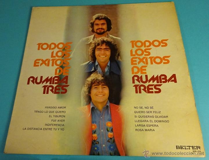 Discos de vinilo: TODOS LOS &Eacute;XITOS DE RUMBA TRES - Foto 1
