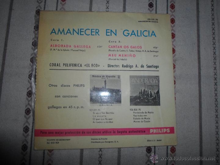 Discos de vinilo: AMANECER EN GALICIA - Foto 2