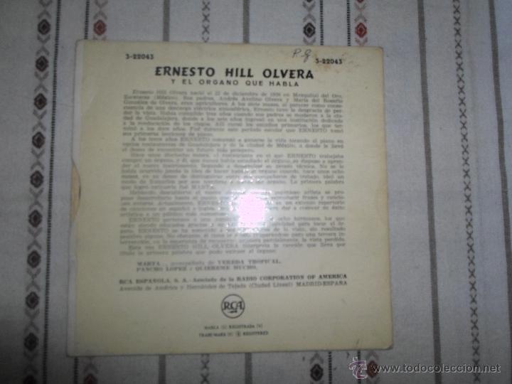 Discos de vinilo: EL ORGANO QUE HABLA ERNESTO - Foto 2