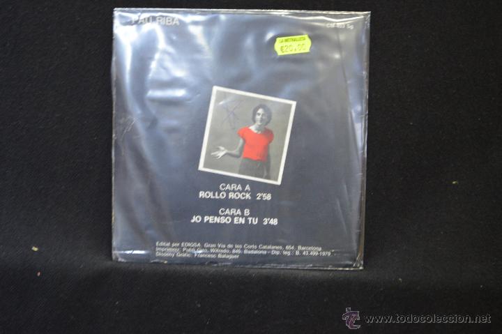Discos de vinilo: PAU RIBA - ROLLO ROCK / JO PENSO EN TU - SINGLE - Foto 2