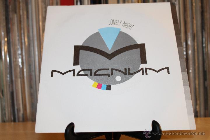 Discos de vinilo: MAGNUM SG LONELY NIGHT 80S - Foto 1