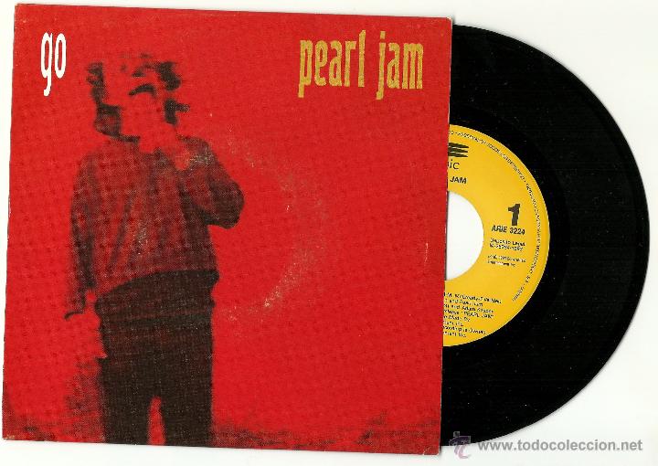 Discos de vinilo: PEARL JAM. Go                  (vinilo single promo 1993) - Foto 1