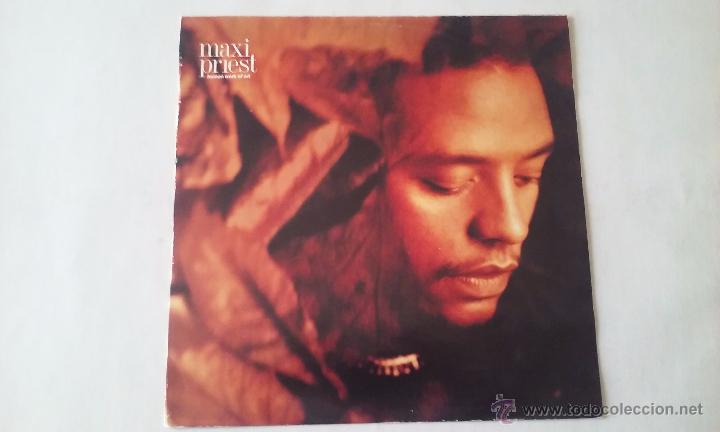 Discos de vinilo: Maxi Priest - Human Work Of Art - 1990 - Foto 1
