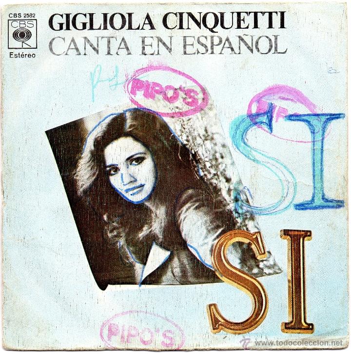 Discos de vinilo: GIGLIOLA CINQUETTI - SI - SINGLE - Foto 1