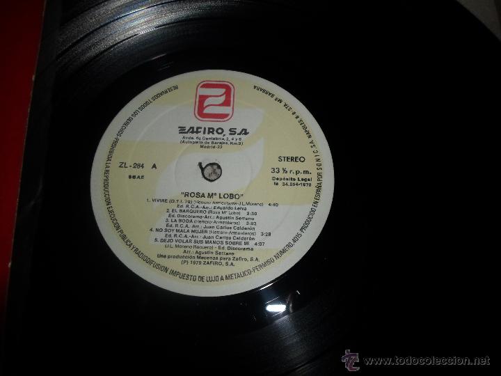 Discos de vinilo: ROSA MARIA LOBO VIVIRE - Foto 2
