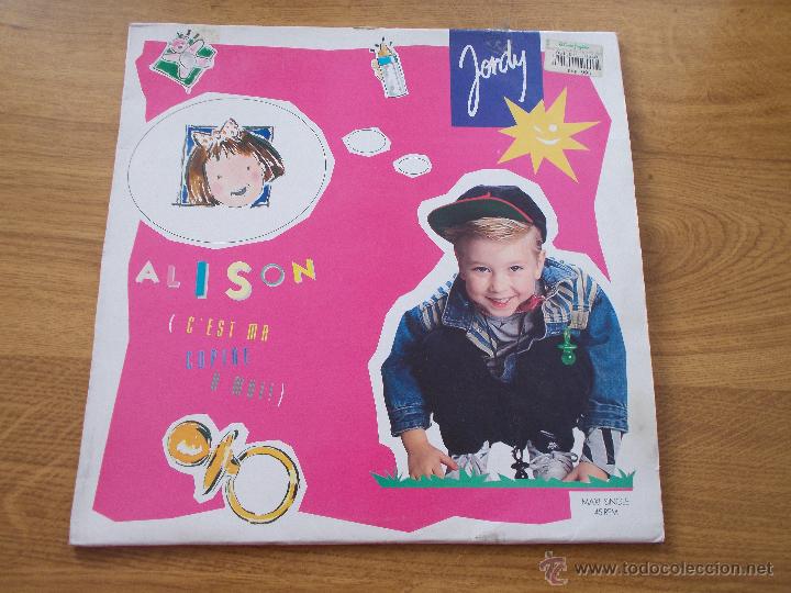 Discos de vinilo: JORDY ALISON. MAXI 12 - Foto 1