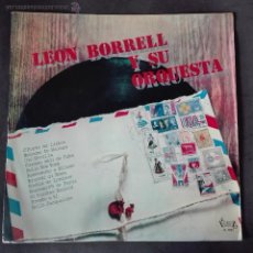 Discos de vinilo: LEON BORRELL Y SU ORQUESTA LP 1973 VICTORIA LATIN JAZZ LLEO BORRELL RARE. Lote 55008286