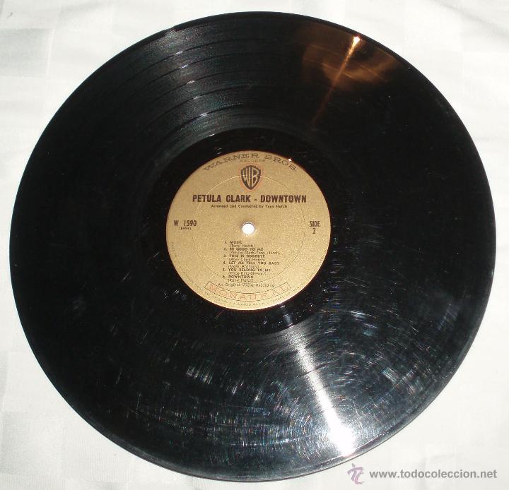 Discos de vinilo: lp petula clark  -  downtown  warner bros - Foto 1