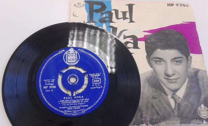Discos de vinilo: Paul Anka. Amor loco - Foto 2