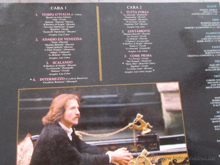 Discos de vinilo: LUIS COBOS. TEMPO DE ITALIA - Foto 3