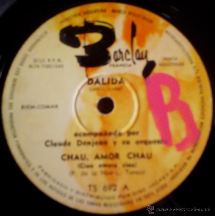 Discos de vinilo: Siete sencillos argentinos de Dalida - Foto 7