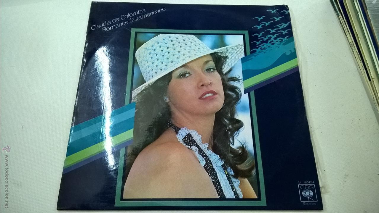 Disques de vinyle: CLAUDIA DE COLOMBIA-ROMANCE SURAMERICANO-LP-CBS-N.