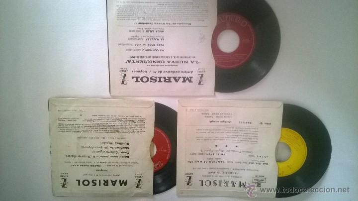 Discos de vinilo: MARISOL LOTE 3 EP - Foto 2