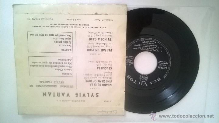 Discos de vinilo: SYLVIE  QUAND TU ES LA - Foto 2