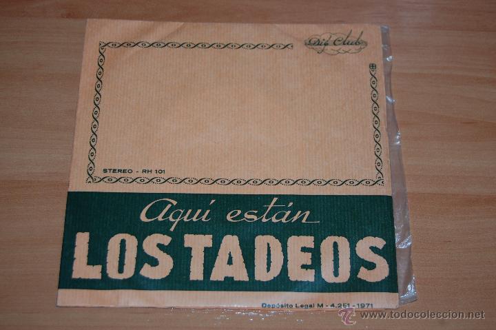 Disques de vinyle: EP DISCO VINILO AQUI ESTAN LOS TADEOS LAS COSAS DE MATAMOROS +3