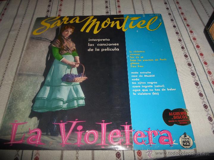 Discos de vinilo: SARA MONTIEL LA VIOLETERA - Foto 1