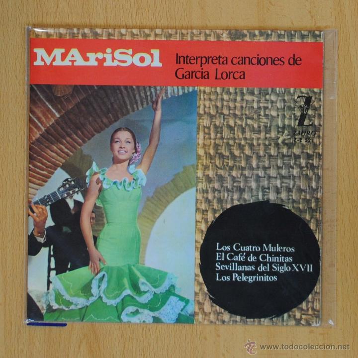Discos de vinilo: MARISOL - LOS CUATRO MULEROS + 3 - EP - Foto 1