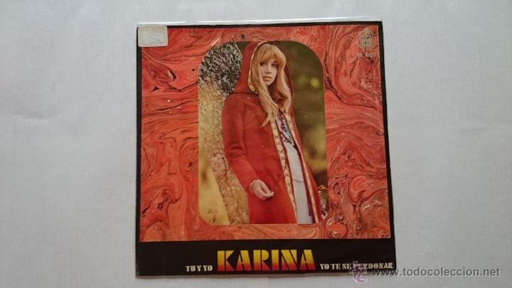 Discos de vinilo: KARINA - TU Y YO / YO TE SE PERDONAR (1970) - Foto 1