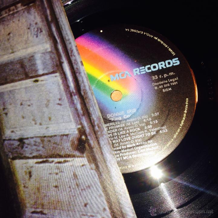 Discos de vinilo: DONNIE IRIS (KING COOL) LP ESPA&Ntilde;A 1981 (B-8) - Foto 2