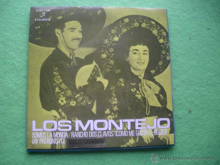 Disques de vinyle: LOS MONTEJO ( SOMOS LA MONDA ) EP 45 RPM COLUMBIA ESPA&Ntilde;A 1960 (EX / EX)