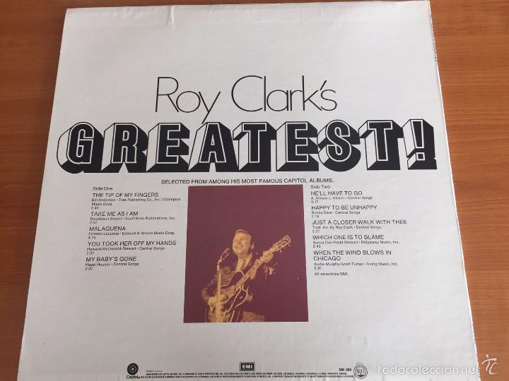 Discos de vinilo: Roy Clarks Greatest - LP- CAPITOL RECORDS- 1969- - Foto 2 - 55094937