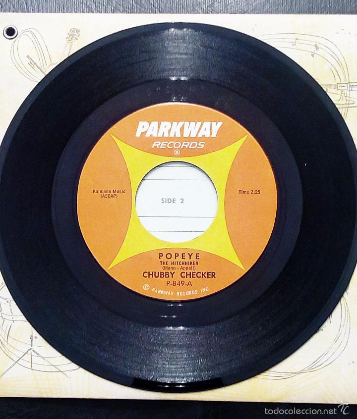 Discos de vinilo: SINGLE CHUBBY CHECKER - POPEYE - LIMBO ROCK - PARKWAY RECORDS. - Foto 3