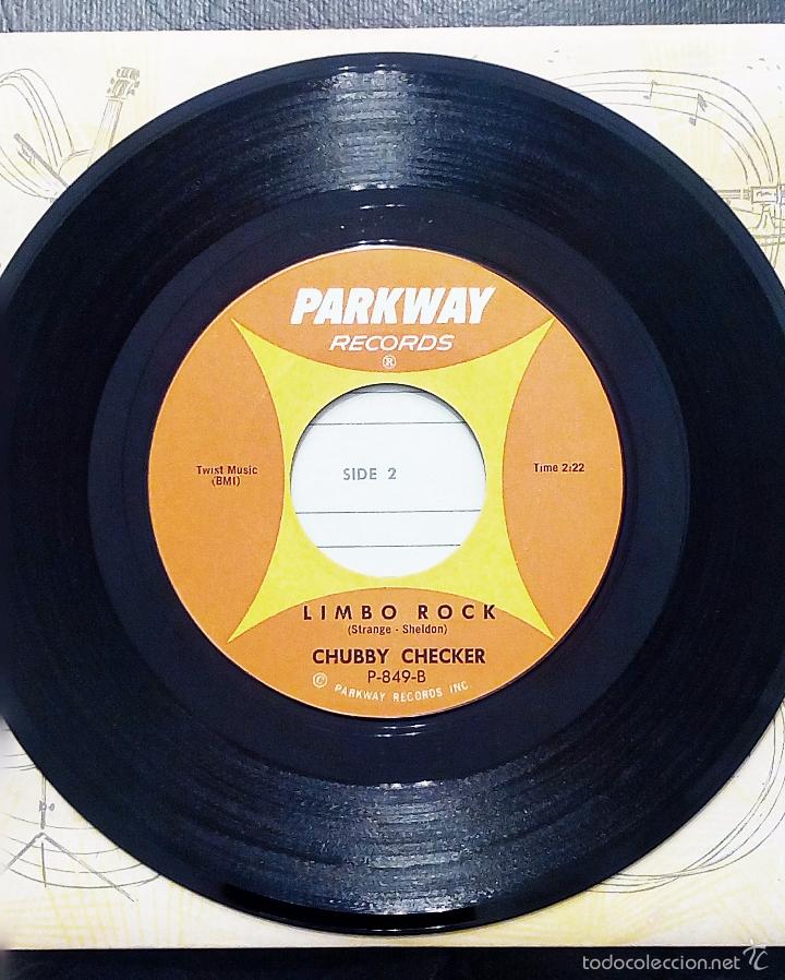 Discos de vinilo: SINGLE CHUBBY CHECKER - POPEYE - LIMBO ROCK - PARKWAY RECORDS. - Foto 4