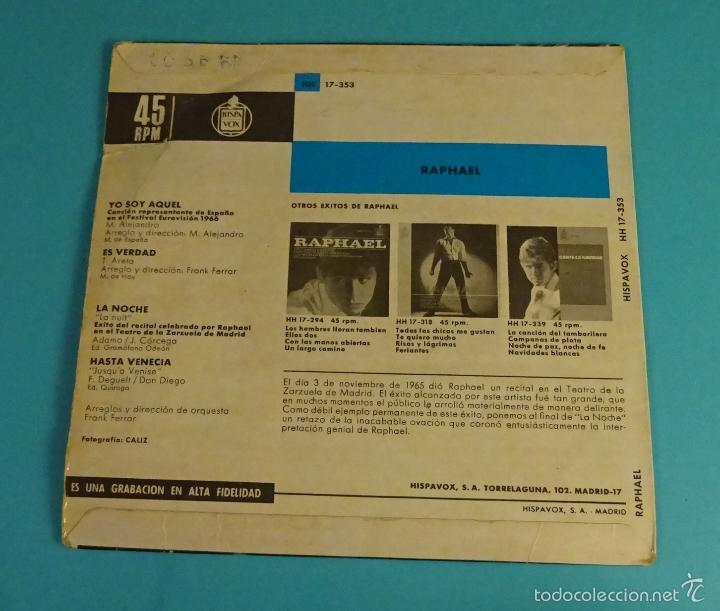 Discos de vinilo: RAPHAEL. YO SOY AQUEL, .... HISPAVOX - Foto 2