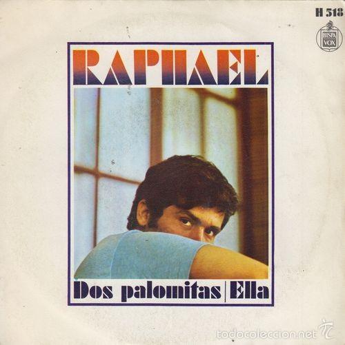 Discos de vinilo: RAPHAEL - Dos palomitas - Single 45 r@ro de vinilo de 1969 - Foto 1