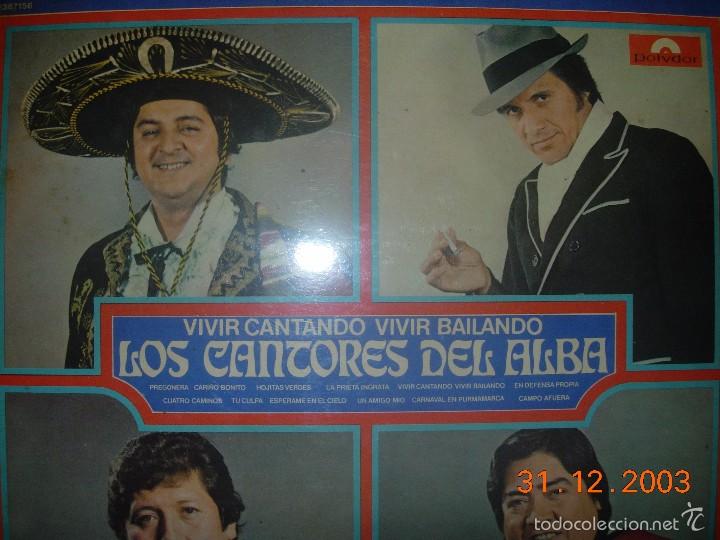 Vinyl records: Los cant3ores del alba LP Vivir cantando y vivir bailando
