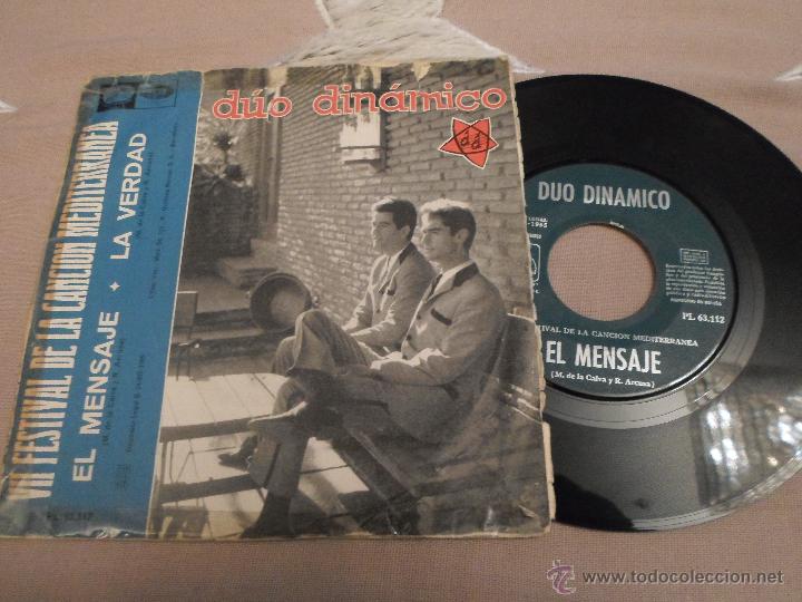 Discos de vinilo: DUO DINAMICO - EL MENSAJE - Foto 1