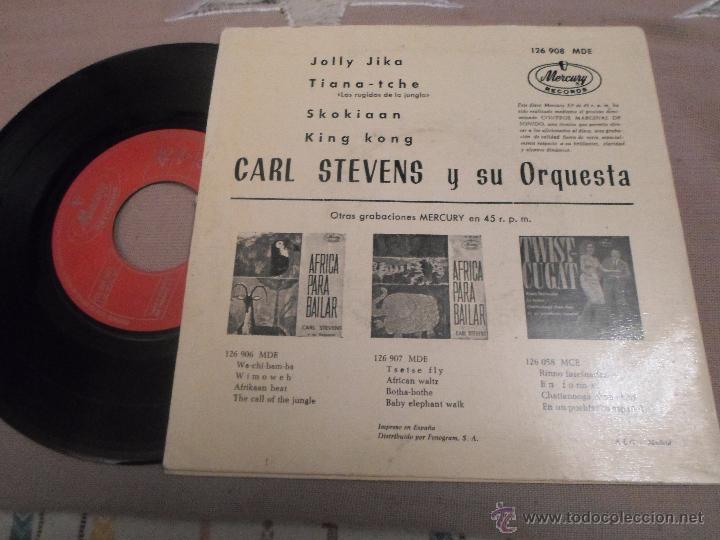 Discos de vinilo: CARL STEVENS - AFRICA PARA BAILAR N&ordm;3 - Foto 2