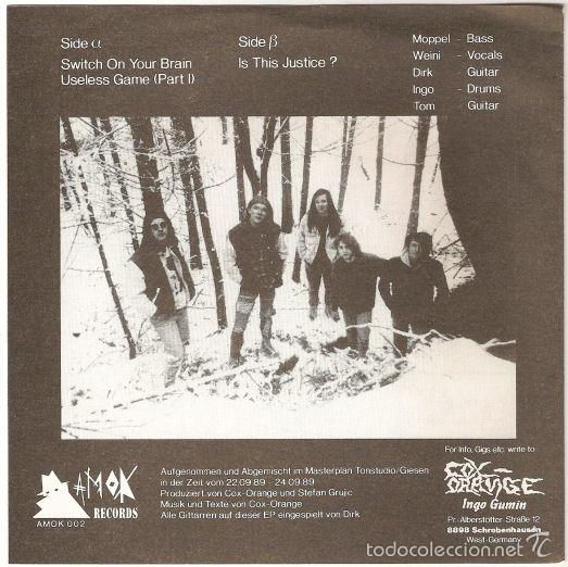 Discos de vinilo: Cox-Orange --Hypnotized-punk hard core 1989 amok records - Foto 2