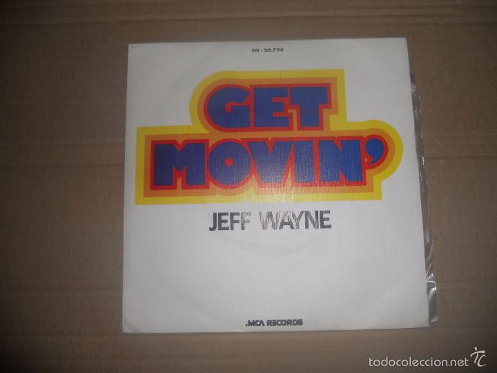 Discos de vinilo: JEFF WAYNE (SN) GET MOVIN A&Ntilde;O 1973 - Foto 1